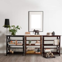 Casual Home Montego 3Shelf Bookcasewalnut