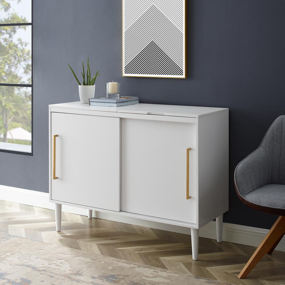 Everett Media Console White