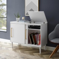 Everett Media Console White