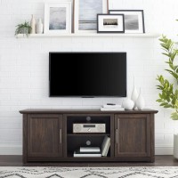 Camden 58 Low Profile Tv Stand Dark Walnut