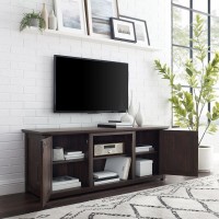 Camden 58 Low Profile Tv Stand Dark Walnut