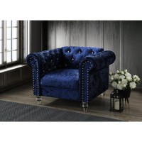 Dark Blue Chair Blue