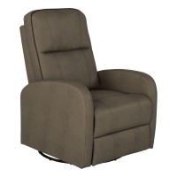 Thomas Payne Rv Swivel Pushback Recliner, Grummond - Effortless Push-Back Reclining - 360-Degree Swivel, Glider Action -Easy-To-Clean Polyhyde Vinyl Fabric - High-Density Foam Interior - 2020129870