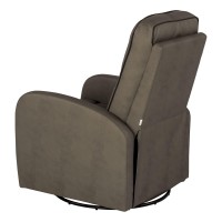 Thomas Payne Rv Swivel Pushback Recliner, Grummond - Effortless Push-Back Reclining - 360-Degree Swivel, Glider Action -Easy-To-Clean Polyhyde Vinyl Fabric - High-Density Foam Interior - 2020129870