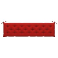 vidaXL Garden Bench Cushion Red 787x197x28 Fabric 314986