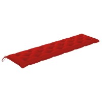 vidaXL Garden Bench Cushion Red 787x197x28 Fabric 314986