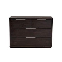 Baxton Studio Titus Modern And Contemporary Dark Brown Finished Wood 4-Drawer Dresser