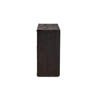 Baxton Studio Titus Modern And Contemporary Dark Brown Finished Wood 4-Drawer Dresser