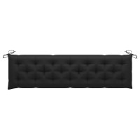 vidaXL Garden Bench Cushion Black 787x197x28 Fabric 314987