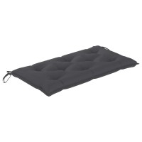 vidaXL Garden Bench Cushion Anthracite 394x197x28 Fabric 314932