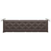 vidaXL Garden Bench Cushion Taupe 787x197x28 Fabric 314988