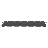 vidaXL Garden Bench Cushion Anthracite 709x197x28 Fabric 314968