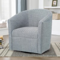 Lynton Swivel Chair Indigo