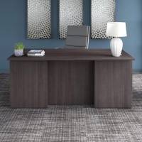 Bush Business Furniture Office 500 Executive Desk, 72W X 36D, Storm Gray