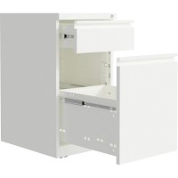 Lorell Backpack Drawer Mobile Pedestal File 15 x 278 x 20 2 x Box File Drawers Finish White