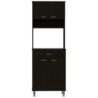 Helis 60 Kitchen Pantry Black Wengue