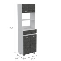 Mucura Microwave Cabinet In White