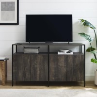 Jacobsen 54 Media Stand Brown AshMatte Black