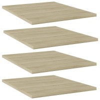 vidaXL Bookshelf Boards 4 pcs Sonoma Oak 157x197x06 Chipboard 805192