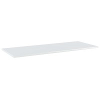 vidaXL Bookshelf Boards 4 pcs High Gloss White 394x157x06 Chipboard 805415