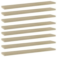 vidaXL 48x Bookshelf Boards Engineered Wood Display Shelf Multi ColorsSizes