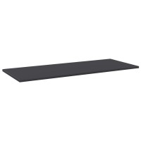 vidaXL Bookshelf Boards 4 pcs Gray 394x157x06 Chipboard 805412