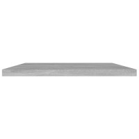 vidaXL Bookshelf Boards 4 pcs Concrete Gray 394x79x06 Chipboard 805386