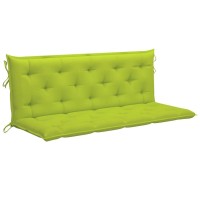 vidaXL Cushion for Swing Chair Bright Green 591 Fabric 315027