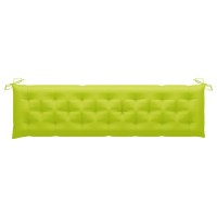 vidaXL Cushion for Swing Chair Bright Green 787 Fabric 315051