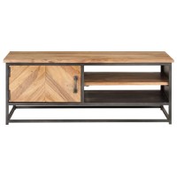 vidaXL Coffee Table 35.4x19.7x13.8 Solid Acacia Wood