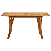 Vidaxl Outdoor Dining Table Garden Patio Table For Front Porch Solid Acacia Wood