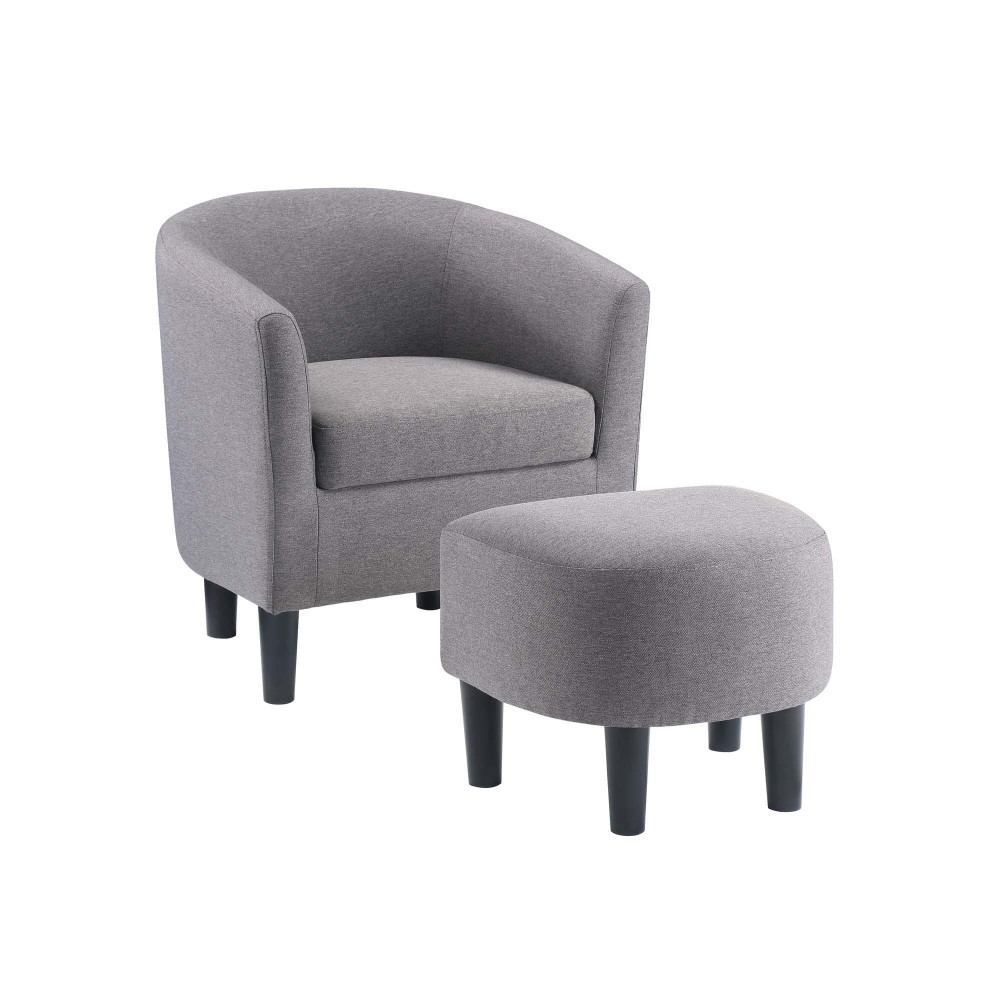 Take A Seat Churchill Accent Chair With Ottoman