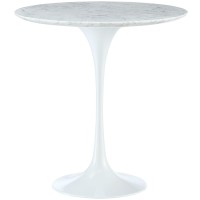 Lippa Pedestal Table Timeless Symbol Of Modernism Cast Aluminum Base Scratch Chip Resistant Finish Includes 20 Marble
