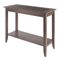Winsome Wood Santino console Table, 30 H, Oyster gray
