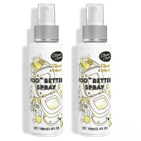 Clean-N-Fresh Toilet Spray, 7 Floz Poo Spray Up To 400 Uses, 100 Natural Plant Essential Oil Citrus Scent, Bathroom Deodorizer