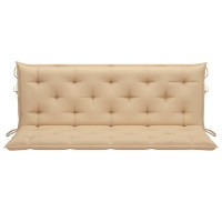 vidaXL Cushion for Swing Chair Beige 591 Fabric 315019