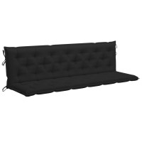 vidaXL Cushion for Swing Chair Black 787 Fabric 315047