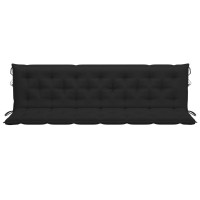 vidaXL Cushion for Swing Chair Black 787 Fabric 315047