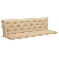 vidaXL Cushion for Swing Chair Beige 787 Fabric 315043