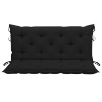 vidaXL Cushion for Swing Chair Black 472 Fabric 315011