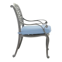 Sparta Modern Dining Arm Chair Blue(D0102H7Cyep)