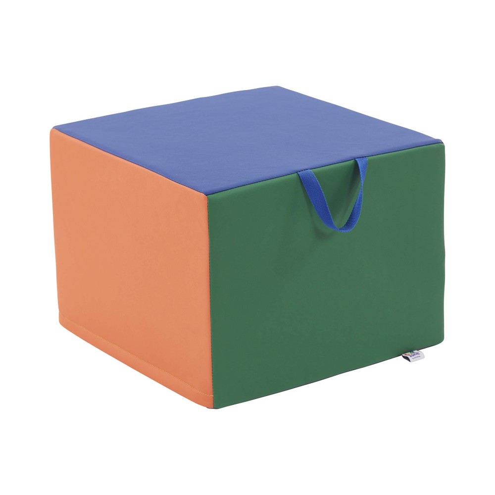 Ecr4Kids Softzone Adult Cozy Cube, Flexible Seating, Contemporary