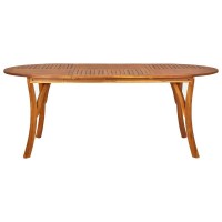 vidaXL Garden Table 791x394x295 Solid Acacia Wood 0624