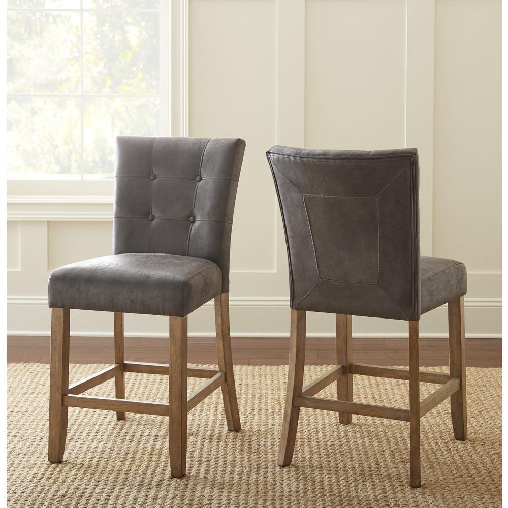 Debby Counter Chair Grey - Set of 2