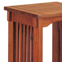 Benjara Mission Style Wooden Accent Table With 1 Open Shelf, Brown