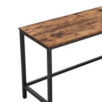 Benjara Bm233379 57 In. L Shape Wood & Metal Computer Desk, Brown & Black