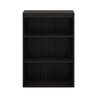 Furinno Pasir 3Tier Open Shelf Bookcase Dark Espresso