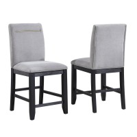 Yves Counter Chair - Grey (set of 2)