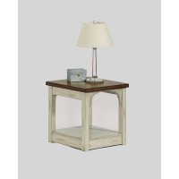 End Table OakAntique White