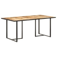 vidaXL Dining Table 709 Rough Mango Wood 0695